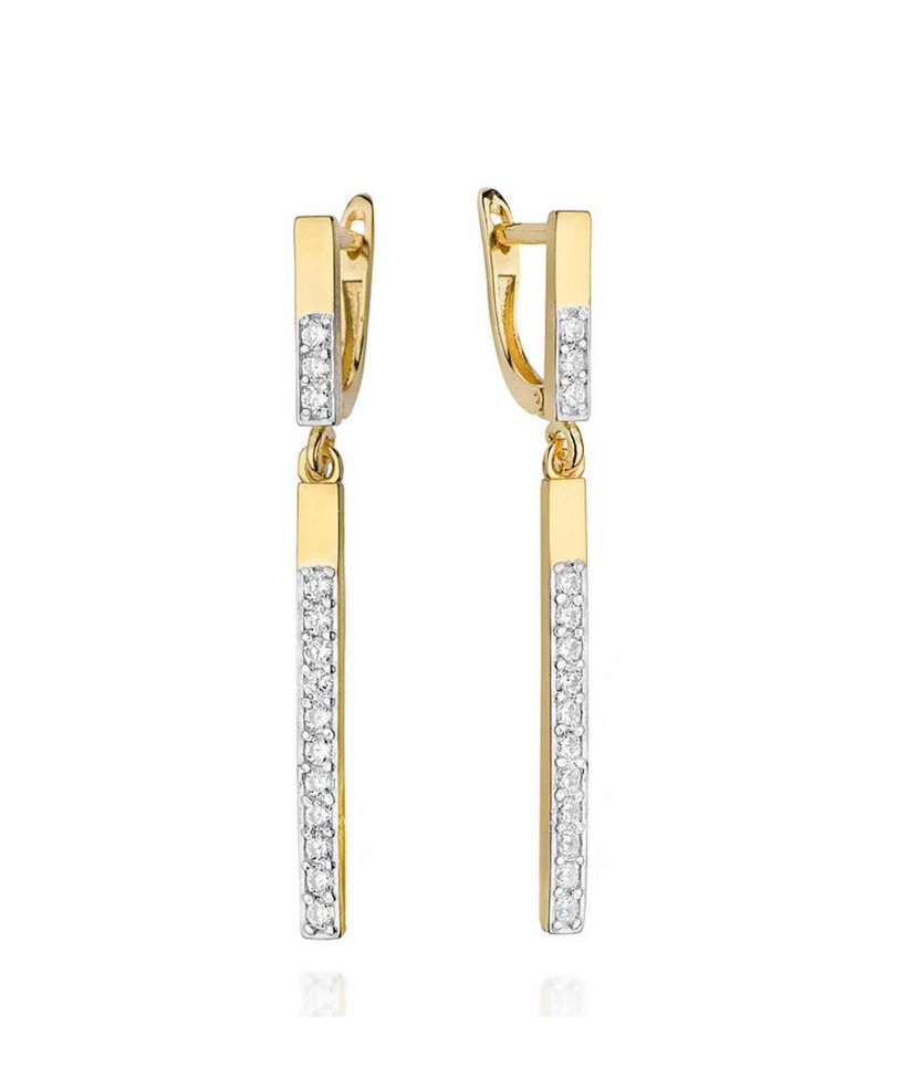 Náušnice Bonore - Zlato 585 - Diamant