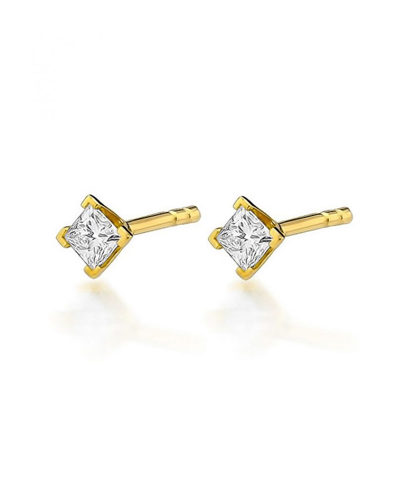 Náušnice Bonore - Zlato 585 - Diamant 0,15 ct