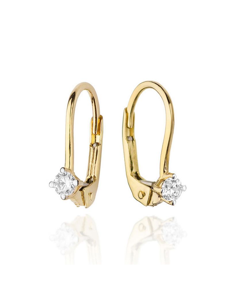 Náušnice Bonore - Zlato 585 - Diamant 0,07 ct