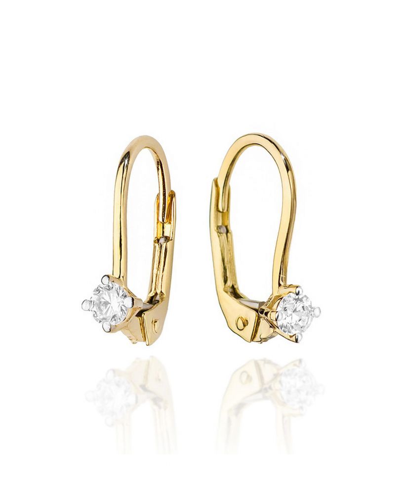 Náušnice Bonore - Zlato 585 - Diamant 0,08 ct
