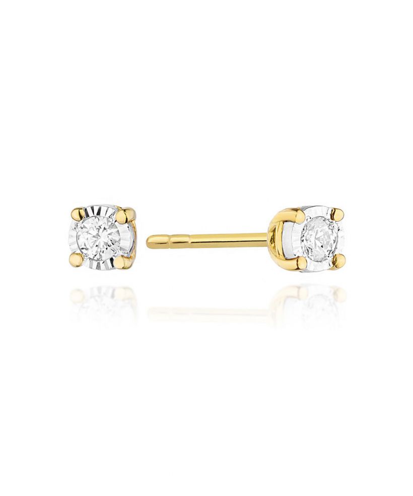 Náušnice Bonore - Zlato 585 - Diamant 0,08 ct