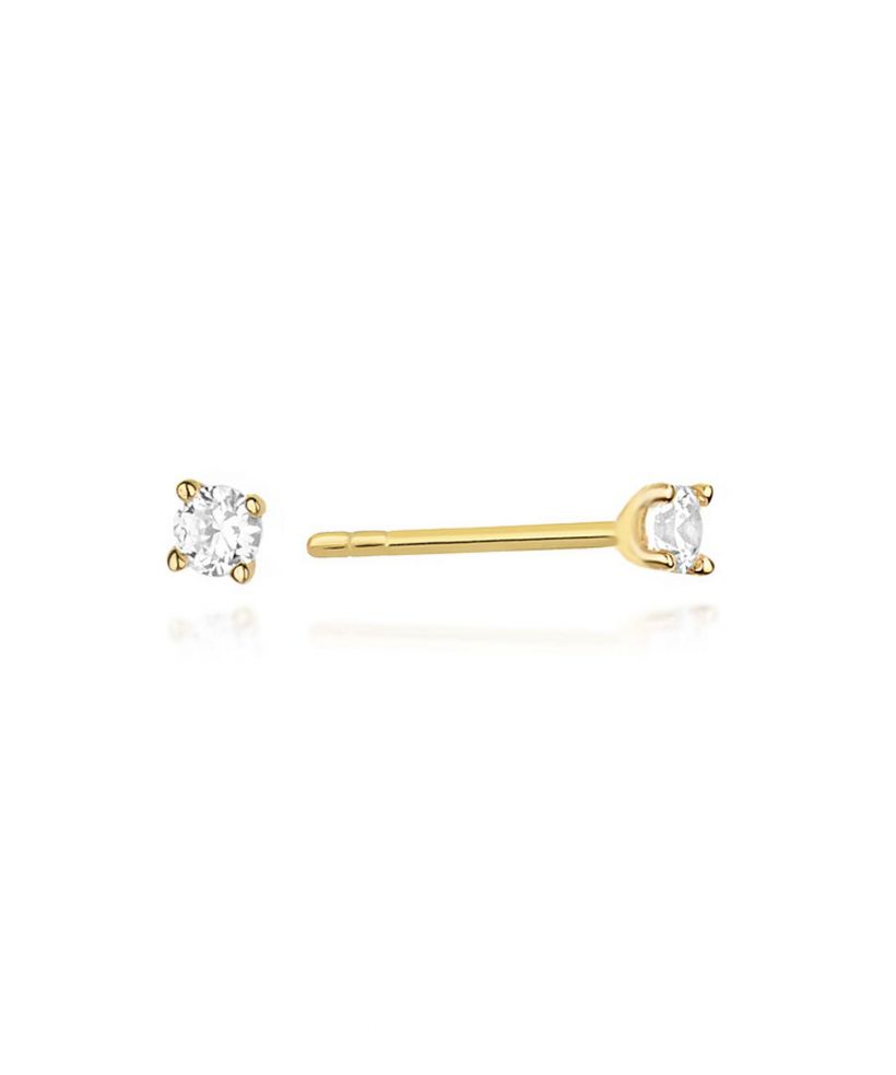 Náušnice Bonore - Zlato 585 - Diamant 0,04 ct