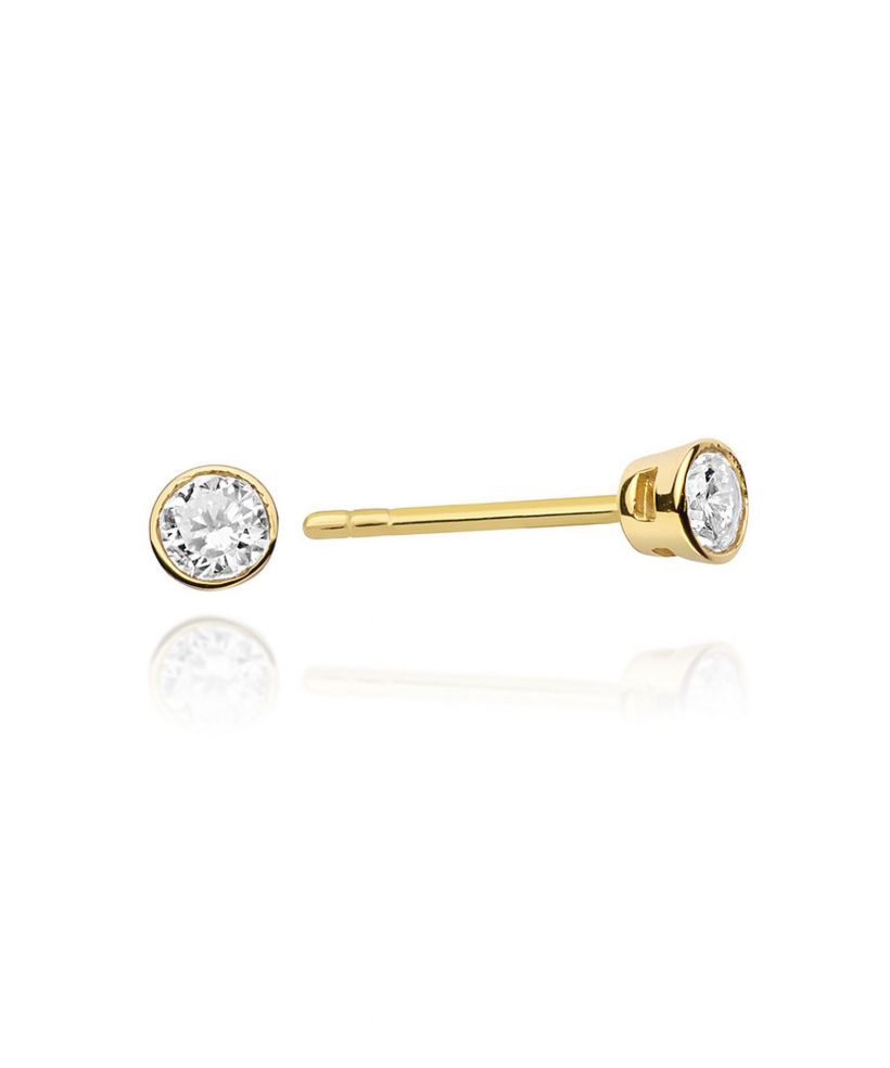 Náušnice Bonore - Zlato 585 - Diamant 0,1 ct