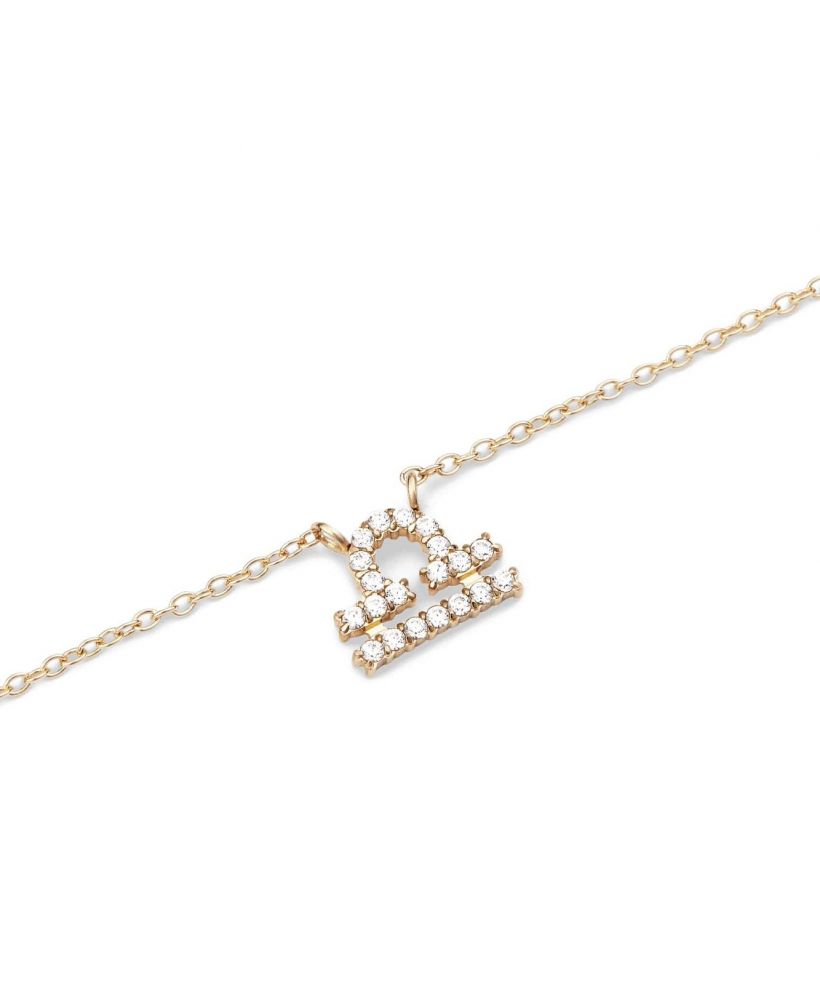 Náhrdelník Daniel Wellington Crystal Zodiac Chain Gold Libra