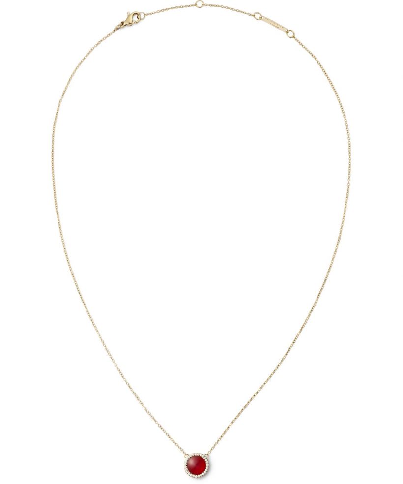 Náhrdelník Daniel Wellington Audrey Red Agathe Gold
