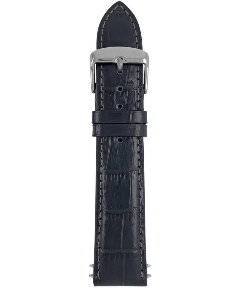 Remienek Zeppelin Navy Blue Leather