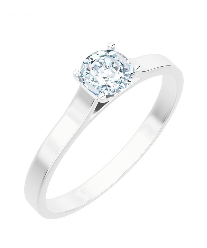 Prsteň Bonore - Biele Zlato 585 - Diamant 0,7 ct