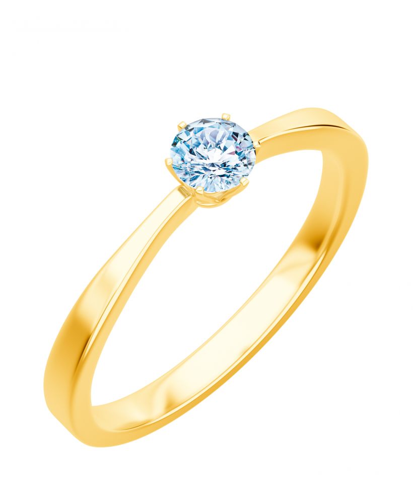 Prsteň Bonore - Zlato 585 - Diamant 0,5 ct
