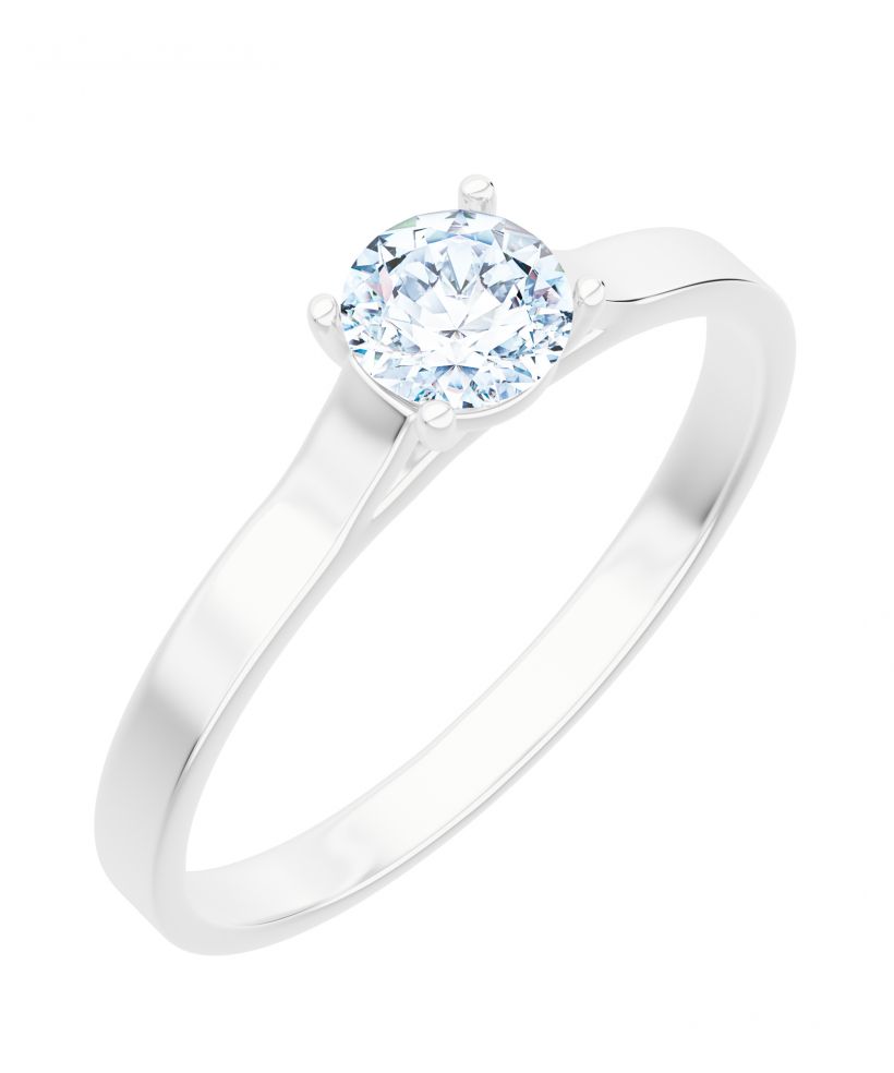 Prsteň Bonore - Biele Zlato 585 - Diamant 0,7 ct