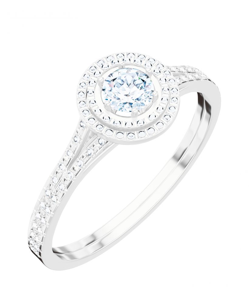 Prsteň Bonore - Biele Zlato 585 - Diamant 0,4 ct
