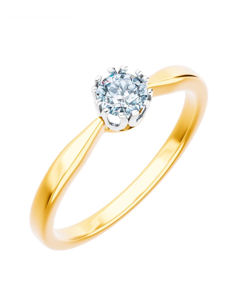 Prsteň Bonore - Zlato 585 - Diamant 0,4 ct