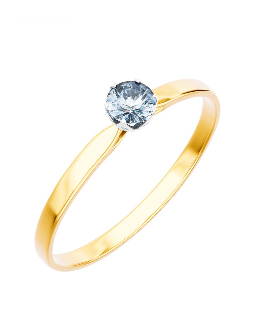 Prsteň Bonore - Zlato 585 - Diamant 0,5 ct