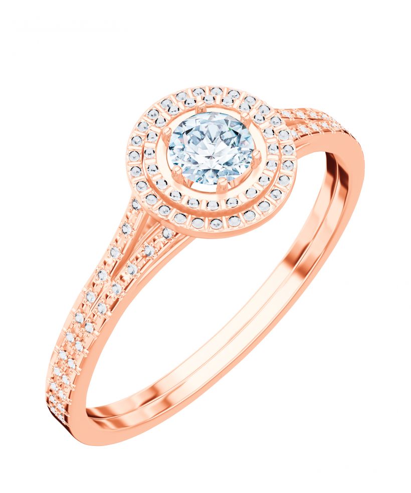 Prsteň Bonore - Ružové Zlato 585 - Diamant 0,5 ct