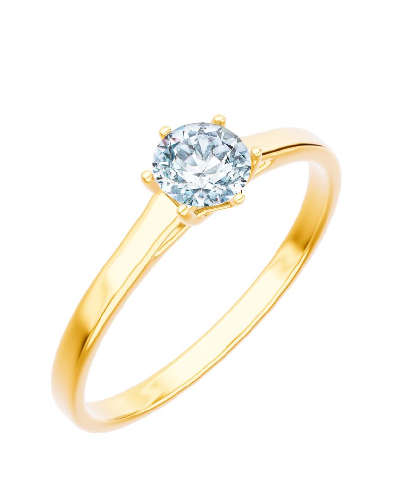 Prsteň Bonore - Zlato 585 - Diamant 0,7 ct