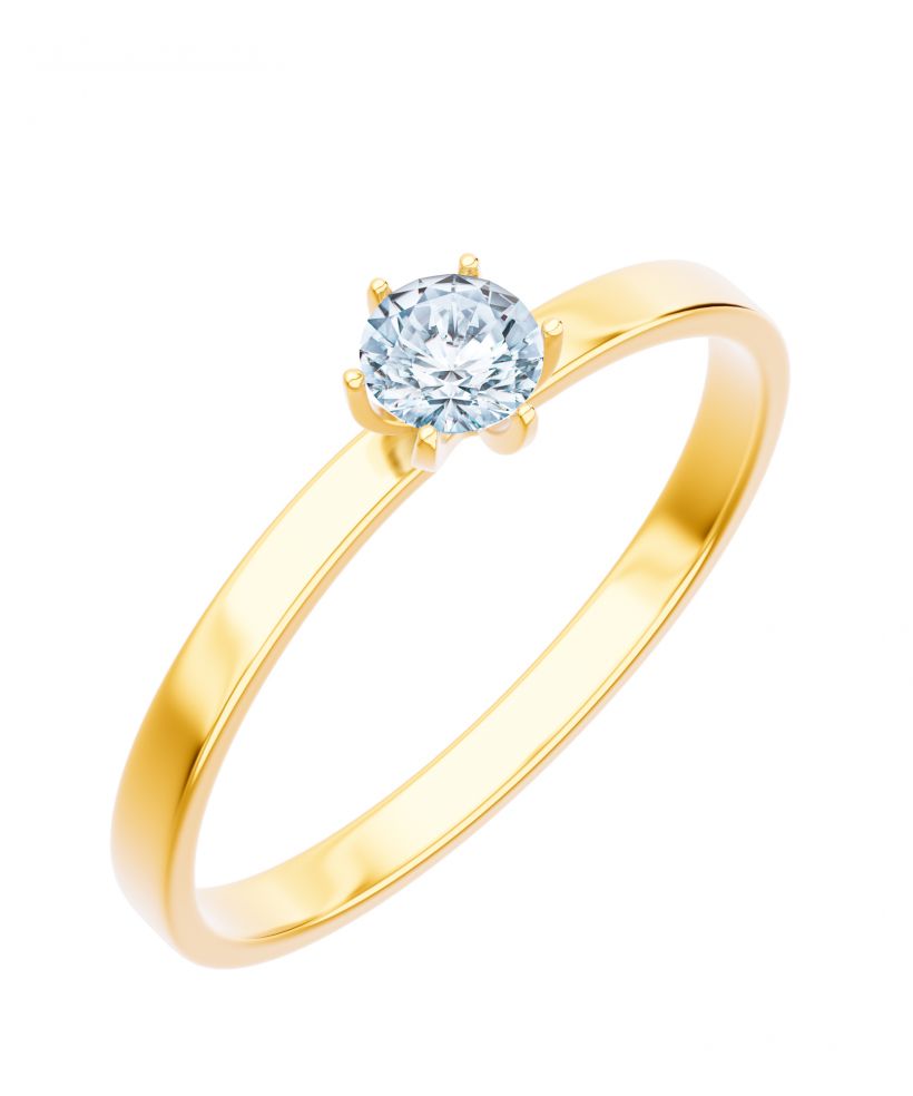 Prsteň Bonore - Zlato 585 - Diamant 0,5 ct