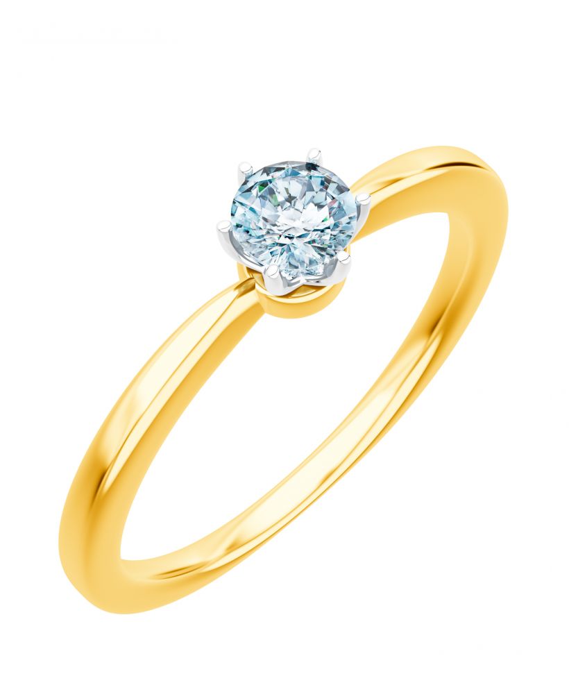 Prsteň Bonore - Zlato 585 - Diamant 0,4 ct