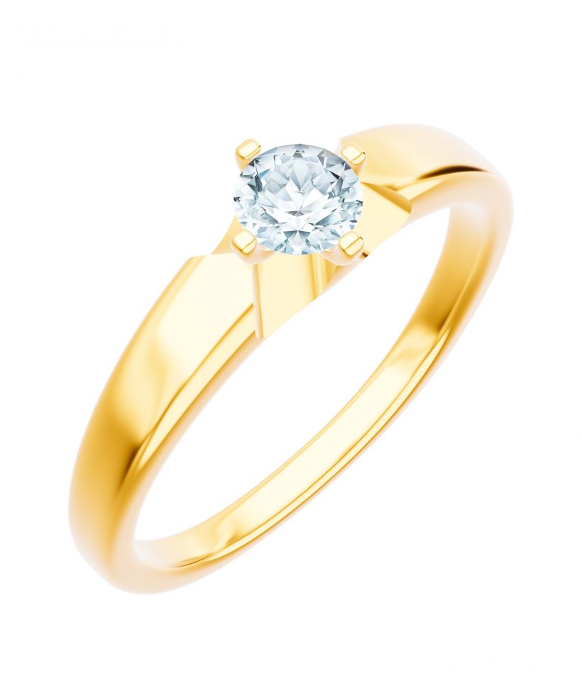 Prsteň Bonore - Zlato 585 - Diamant 0,5 ct