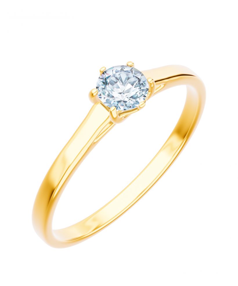 Prsteň Bonore - Zlato 585 - Diamant 0,5 ct
