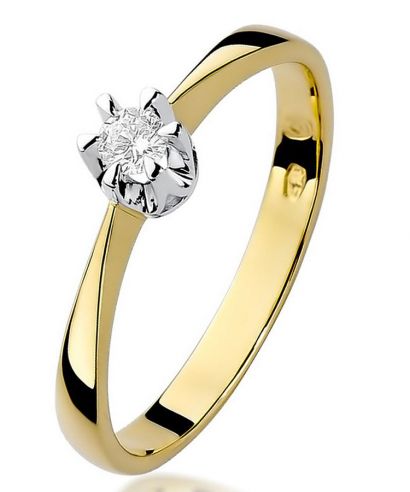 Prsteň Bonore - Zlato 585 - Diamant 0,1 ct