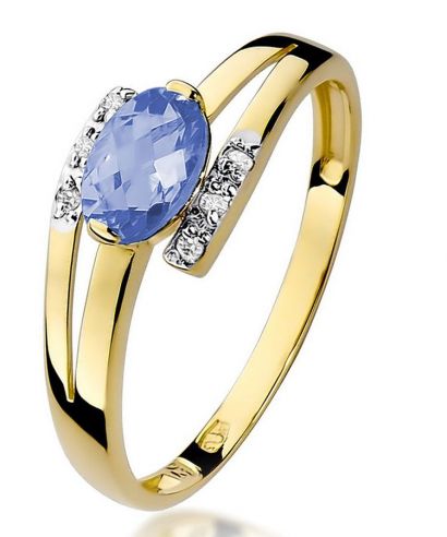 Prsteň Bonore - Zlato 585 - Tanzanit 0,4 ct