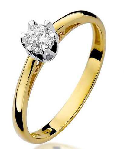 Prsteň Bonore - Zlato 585 - Diamant 0,15 ct