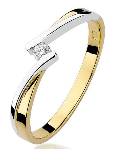 Prsteň Bonore - Zlato 585 - Diamant 0,04 ct