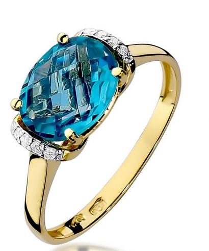 Prsteň Bonore - Zlato 585 - Topaz 1,7 ct