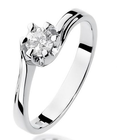 Prsteň Bonore - Biele Zlato 585 - Diamant 0,3 ct