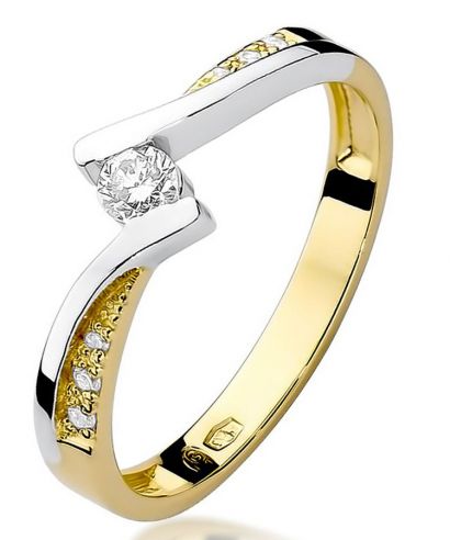 Prsteň Bonore - Zlato 585 - Diamant 0,13 ct