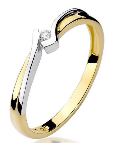 Prsteň Bonore - Zlato 585 - Diamant 0,04 ct