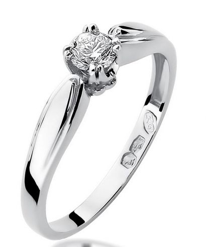 Prsteň Bonore - Biele Zlato 585 - Diamant 0,24 ct