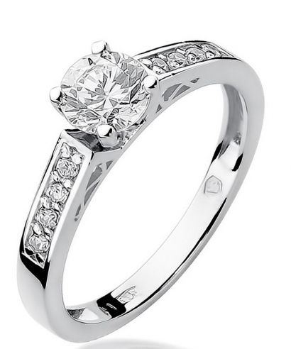 Prsteň Bonore - Biele Zlato 585 - Diamant 0,3 ct