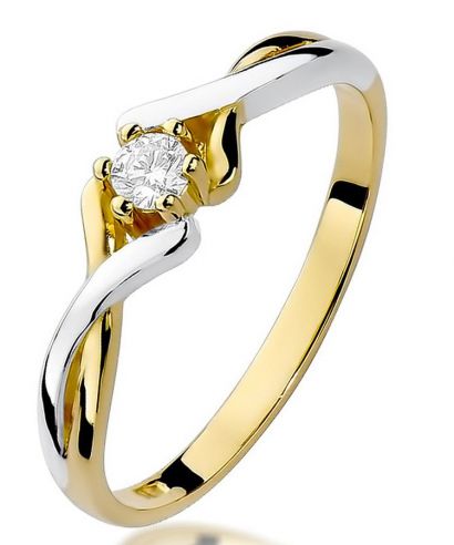 Prsteň Bonore - Zlato 585 - Diamant 0,1 ct