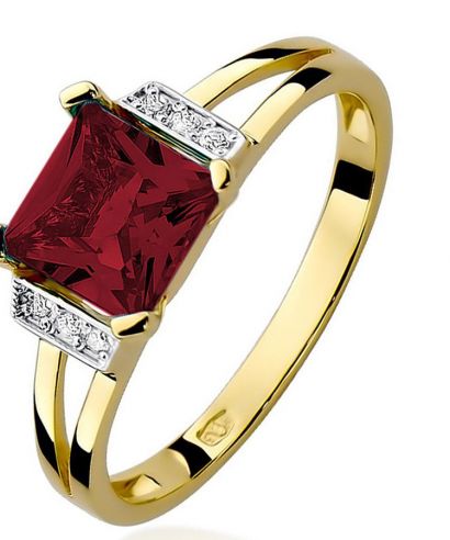 Prsteň Bonore - Zlato 585 - Granát 1,3 ct