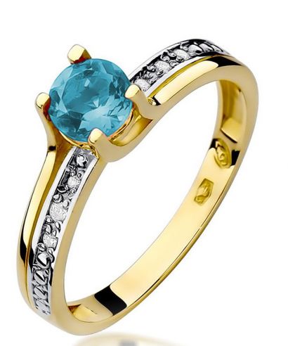 Prsteň Bonore - Zlato 585 - Topaz 0,5 ct