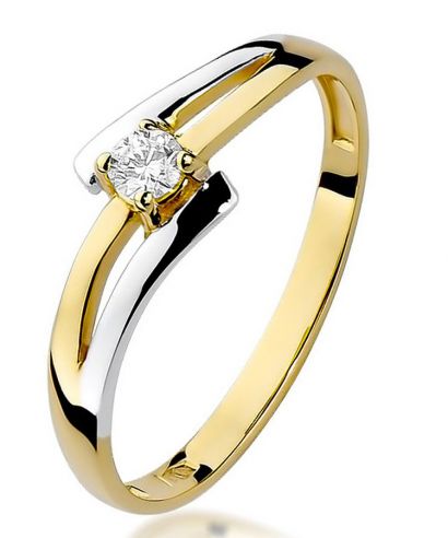 Prsteň Bonore - Zlato 585 - Diamant 0,08 ct