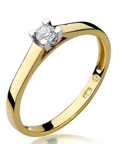 Prsteň Bonore - Zlato 585 - Diamant 0,1 ct