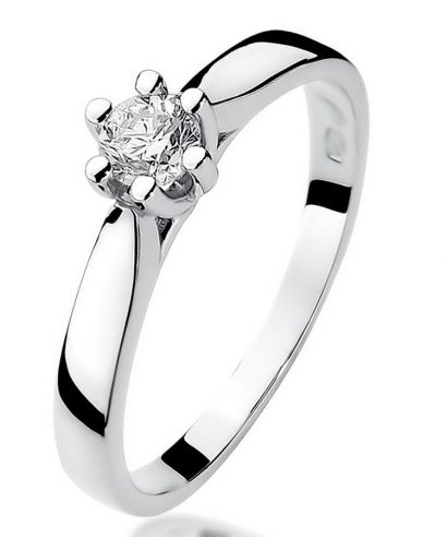 Prsteň Bonore - Biele Zlato 585 - Diamant 0,3 ct