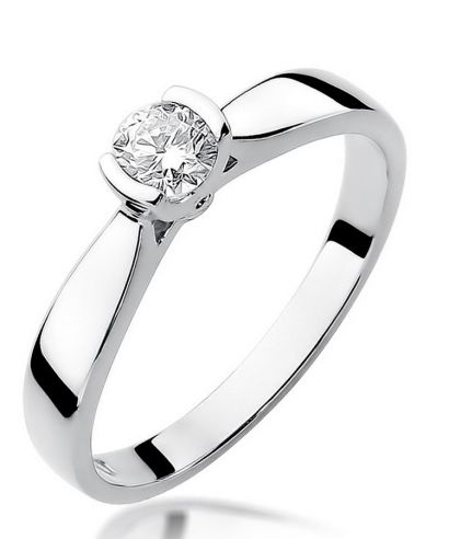 Prsteň Bonore - Biele Zlato 585 - Diamant 0,25 ct
