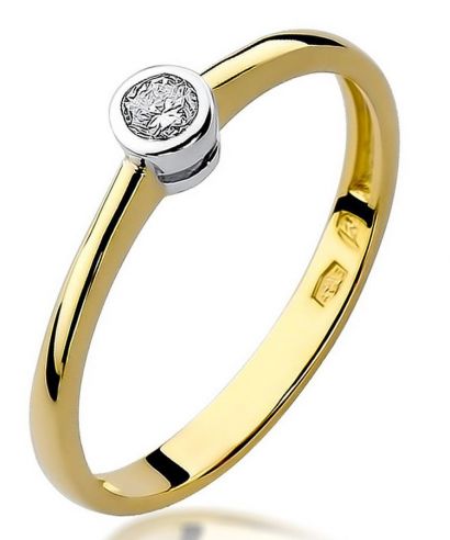 Prsteň Bonore - Zlato 585 - Diamant 0,08 ct