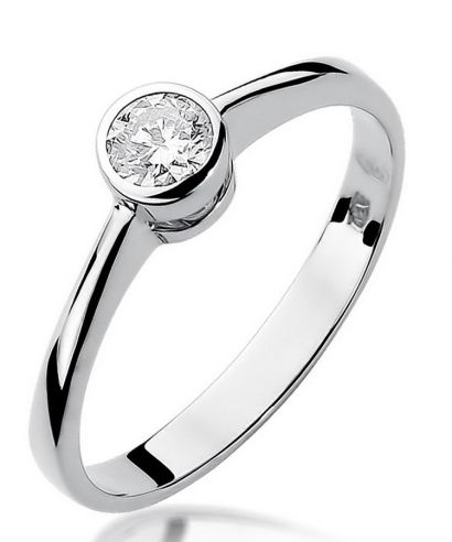 Prsteň Bonore - Biele Zlato 585 - Diamant 0,25 ct