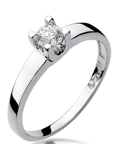 Prsteň Bonore - Biele Zlato 585 - Diamant 0,3 ct