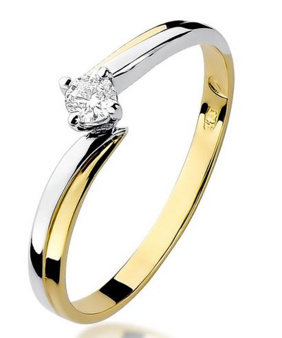 Prsteň Bonore - Zlato 585 - Diamant 0,08 ct