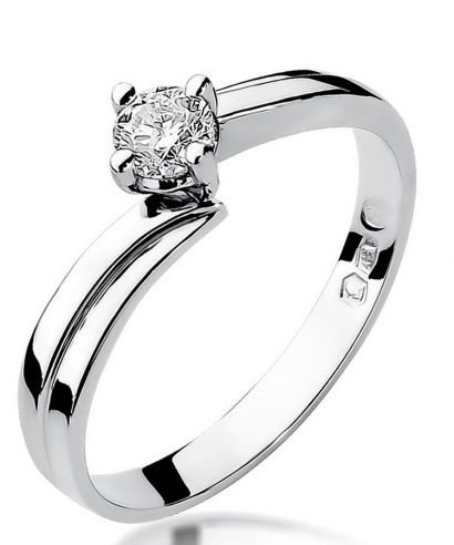 Prsteň Bonore - Biele Zlato 585 - Diamant 0,3 ct