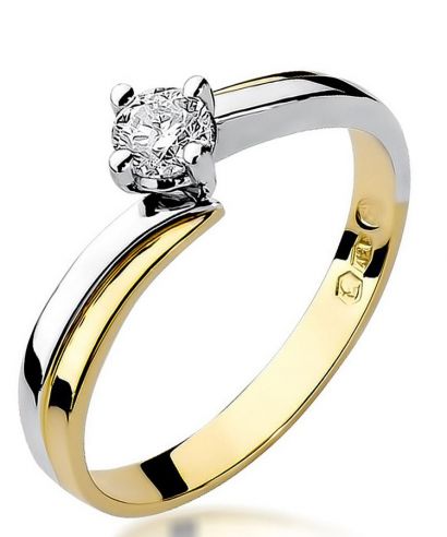 Prsteň Bonore - Zlato 585 - Diamant 0,25 ct