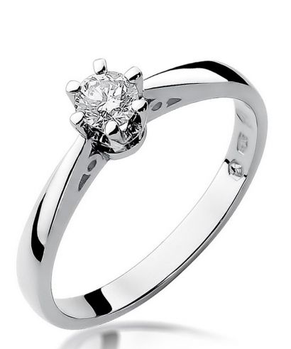 Prsteň Bonore - Biele Zlato 585 - Diamant 0,3 ct