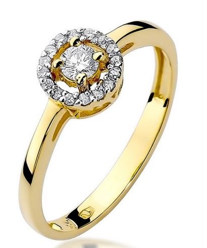 Prsteň Bonore - Zlato 585 - Diamant 0,12 ct