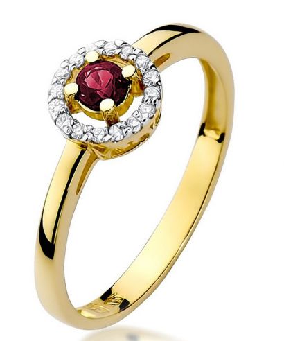 Prsteň Bonore - Zlato 585 - Rubín 0,15 ct