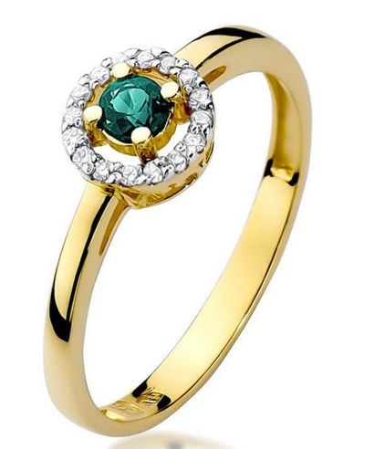 Prsteň Bonore - Zlato 585 - Smaragd 0,15 ct