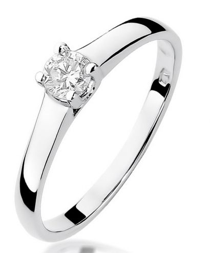 Prsteň Bonore - Biele Zlato 585 - Diamant 0,2 ct